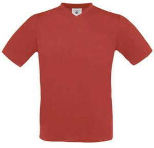 B&C CG153 - Exact V-Neck T-Shirt Red