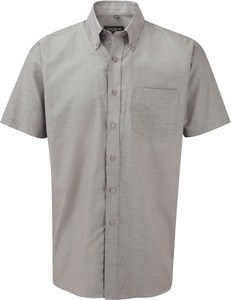 Russell Collection RU933M - Mens Short Sleeve Easy Care Oxford Shirt