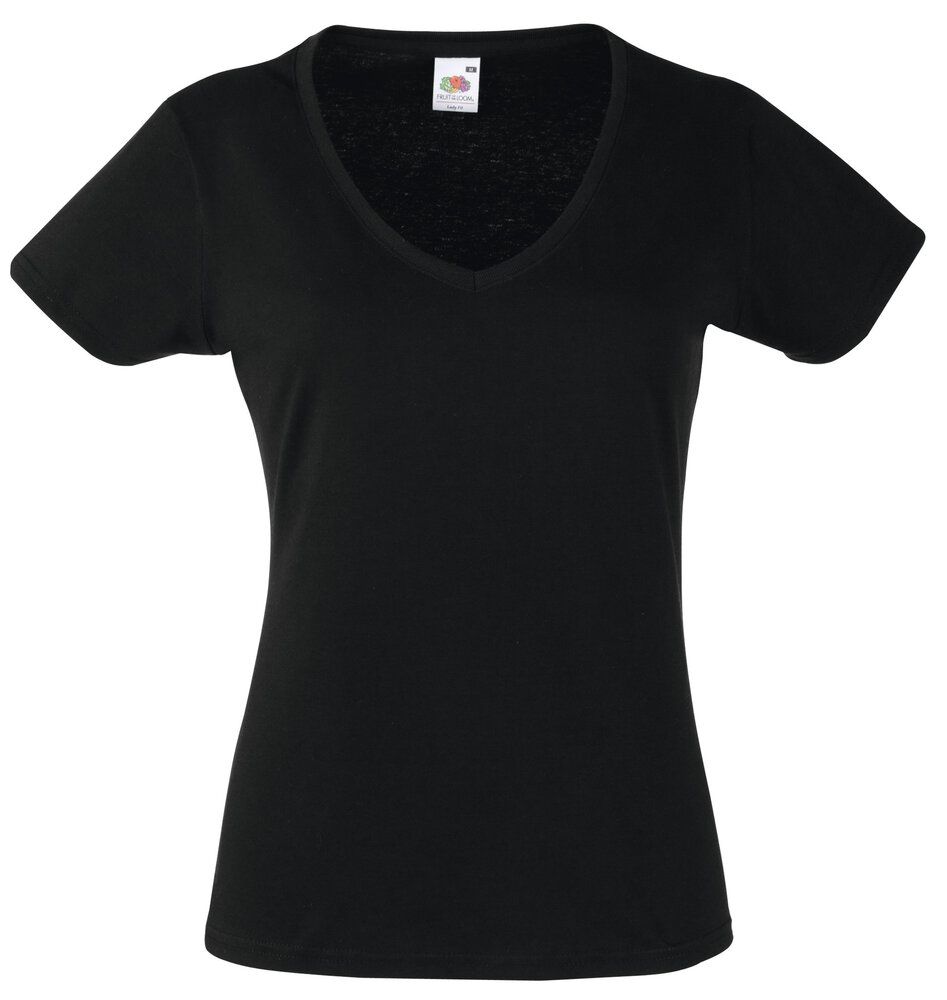 Fruit of the Loom SS047 - Women's V-neck T-shirt