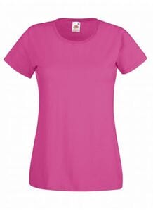 Fruit of the Loom SS050 - Lady-fit valueweight tee Fuchsia