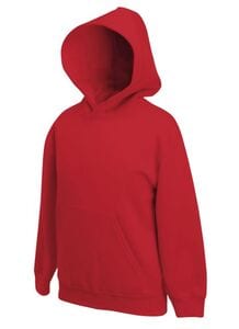Fruit of the Loom SS273 - Classic 80/20 kids hooded sweatshirt Red
