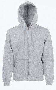 Fruit of the Loom SS822 - Premium 70/30 hooded sweatshirt jacket Heather Grey