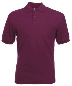 Fruit of the Loom SS402 - 65/35 Polo Burgundy