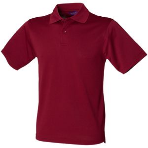 Henbury HB475 - Coolplus® polo shirt Burgundy