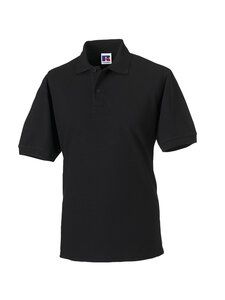 Russell J599M - Hard-wearing 60°C wash polo Black