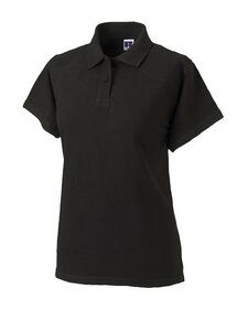 Russell Europe R-569F-0 - Ladies` Pique Polo Black