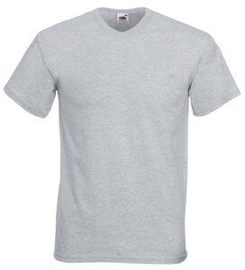 Fruit of the Loom 61-066-0 - V-neck t-shirt Heather Grey