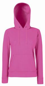 Fruit of the Loom 62-038-0 - Lady Fit Hooded Sweat Fuchsia
