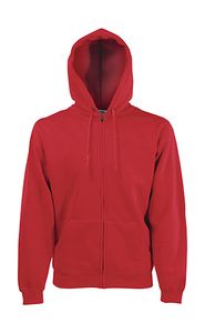 Fruit of the Loom 62-034-0 - Hooded Zip Sweat Red