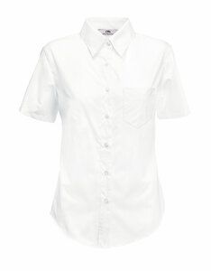 Fruit of the Loom 65-014-0 - Popeline Bluse White