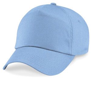 Beechfield B10 - Original 5 Panel Cap 100% Cotton Sky Blue