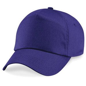 Beechfield B10 - Original 5 Panel Cap 100% Cotton Purple