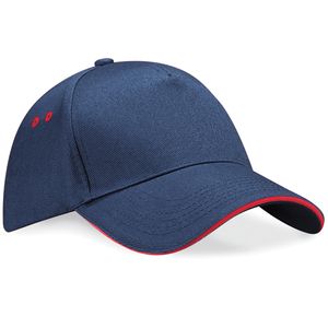 Beechfield BC15C - Ultimate Contrast 5 Panel Sandwich Peak Cap