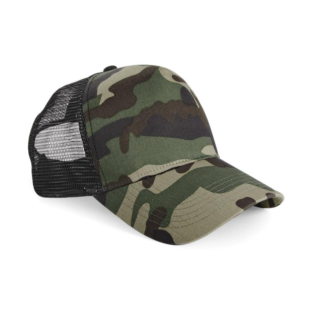 Beechfield BC694 - Camo snapback trucker