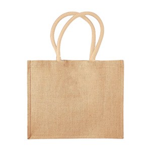 Westford mill WM408 - Jumbo Burlap Shopping Bag Natural