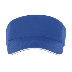 SOL'S 01196 - Ace Unisex Visor Royal / Blanc