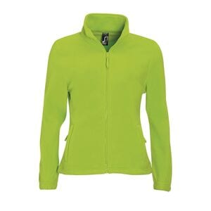 SOL'S 54500 - NORTH WOMEN Zipped Fleece Jacket Lime