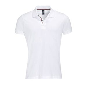 SOL'S 00576 - PATRIOT Men's Polo Shirt White/Red