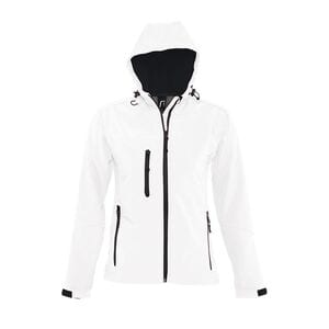 SOL'S 46802 - REPLAY WOMEN Hooded Softshell White