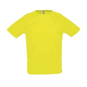 SOL'S 11939 - SPORTY Raglan Sleeve T Shirt Jaune fluo