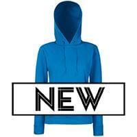 Fruit of the Loom SS038 - Classic 80/20 lady-fit hooded sweatshirt Royal Blue