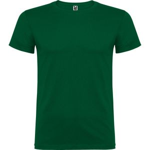Roly CA6554 - BEAGLE Short-sleeve t-shirt with double layer crew neck in elastane Bottle Green