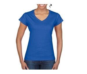 Gildan GN647 - Softstyle Ladies V-Neck T-Shirt Royal blue