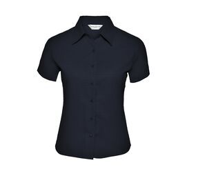 Russell Collection JZ17F - Women's Cotton Twill Shirt French Navy