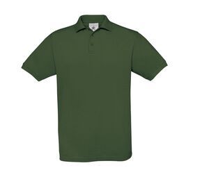 B&C BC410 - Men's Cotton Polo Saffron Bottle Green