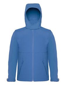 B&C BC650 - Hooded Softshell Azure