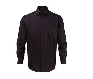 Russell Collection JZ956 - Long Sleeve Ultimate Non-Iron Shirt Black