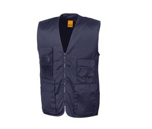 Result RS045 - Men's Reporter Vest 8 Pockets Deep Navy