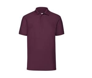 Fruit of the Loom SC280 - Men's Pique Polo Shirt Burgundy