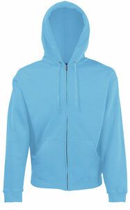 Fruit of the Loom SC374 - Men's Zipped Hoodie Azur Blue