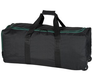 Black&Match BM909 - Trolley Bag Black/Kelly Green