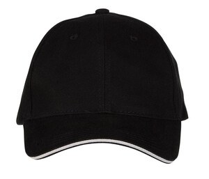 Black&Match BM911 - 6-panel sandwich cap