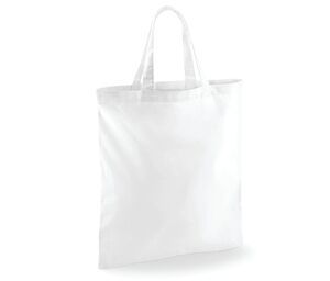 Westford mill W101S - Shopping bag with short handles White