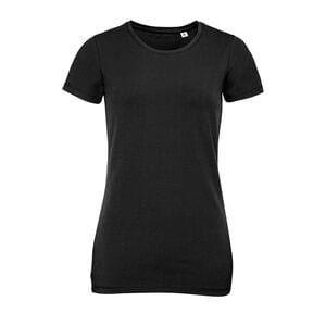 SOL'S 02946 - Millenium Women Round Neck T Shirt Deep Black