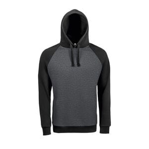 SOL'S 02998 - Seattle Unisex Two Colour Sweatshirt Charcoal melange / Black