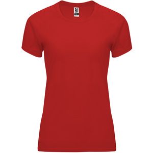 Roly CA0408 - BAHRAIN WOMAN Technical short-sleeve raglan t-shirt for women Red