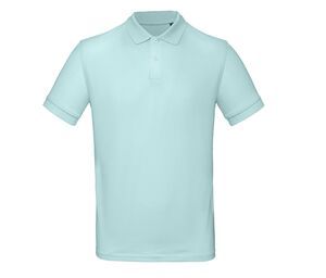 B&C BC400 - Men's 100% organic polo shirt Millenial Mint