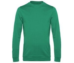 B&C BCU01W - Round neck sweatshirt Kelly Green