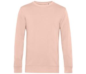 B&C BCU31B - Organic Round Neck Sweatshirt Soft Rose