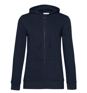 B&C BCW36B - Women's Organic Zipped Hoodie Navy Blue