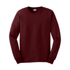 Gildan GN186 - Men's Ultra-T Long Sleeve T-Shirt Maroon