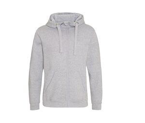 AWDIS JUST HOODS JH150 - Graduate Heavy Zip-Up Hoodie Heather Grey