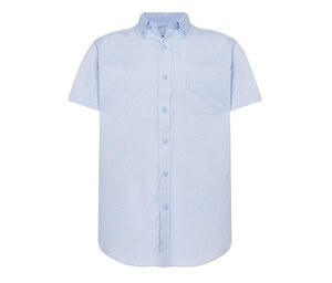 JHK JK605 - Oxford short sleeves men shirt Sky Blue