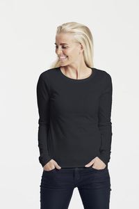 Neutral O81050 - Long-sleeved T-shirt for women Black