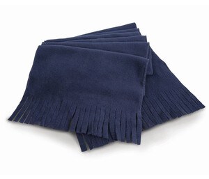 Result RS143 - Fringed fleece scarf Navy