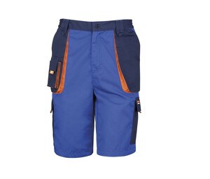 Result RS319 - Lite work shorts Royal/Navy/Orange